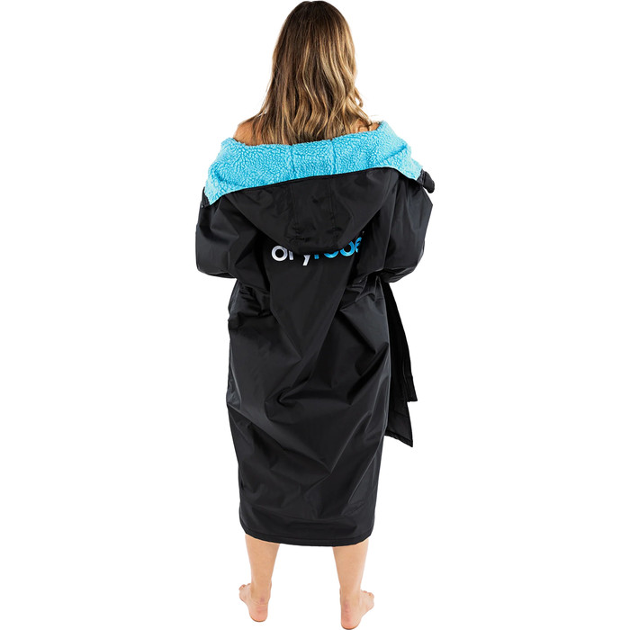 2024 Dryrobe Advance Cambio De Manga Larga Robe V3 DR104 - Black / Blue